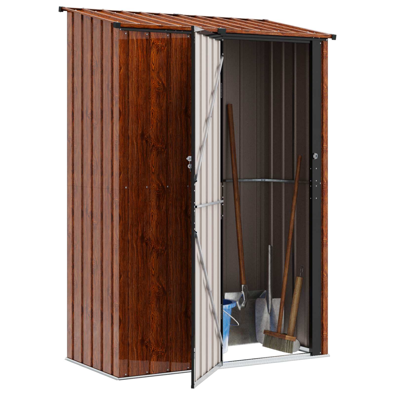 Sodo pašiūrės Ruda 140,5 x 74 x 200 cm Metalas