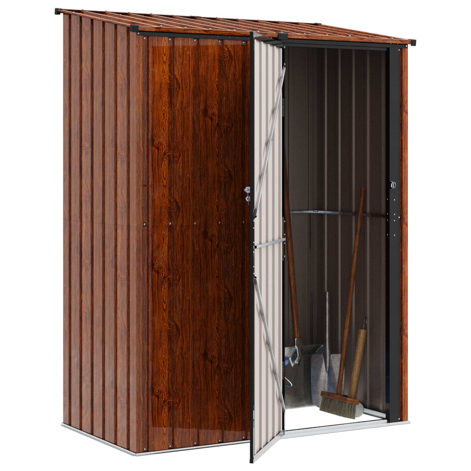 Sodo pašiūrės Ruda 153,5 x 86 x 200 cm Metalas