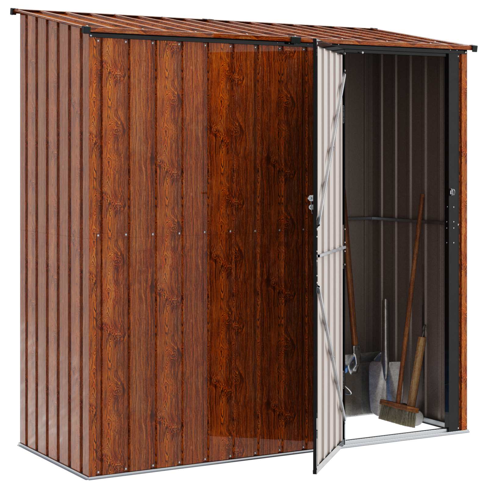 Sodo pašiūrės Ruda 203 x 85,5 x 200 cm Metalas