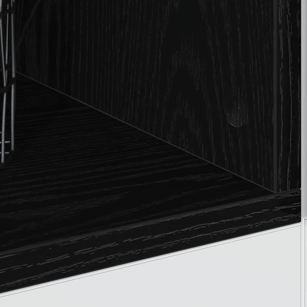 Kitchen Base Cabinet with Drawer Riga Black Oak