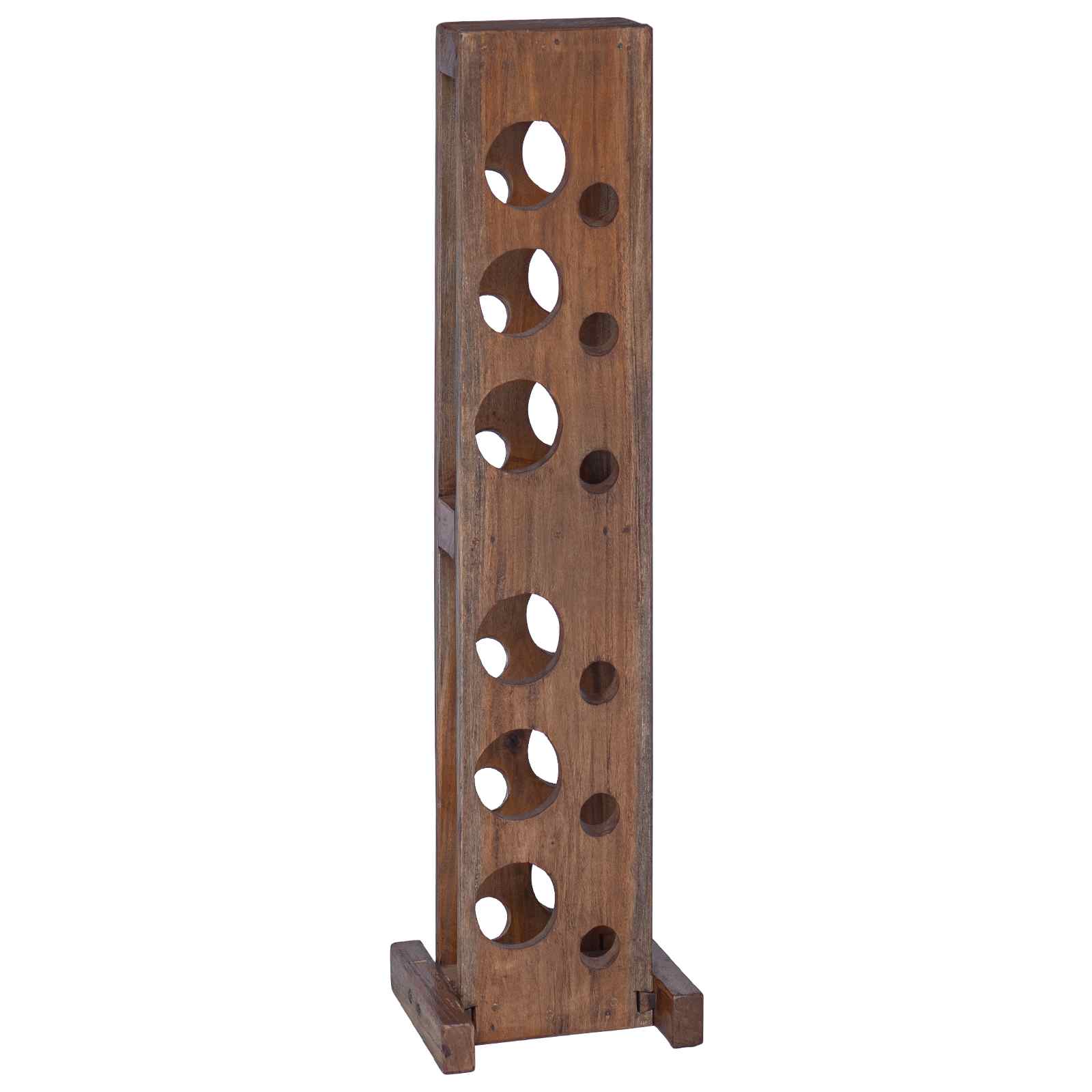 Coat Rack Brown 20 x 25 x 100 cm Solid Mahogany Wood