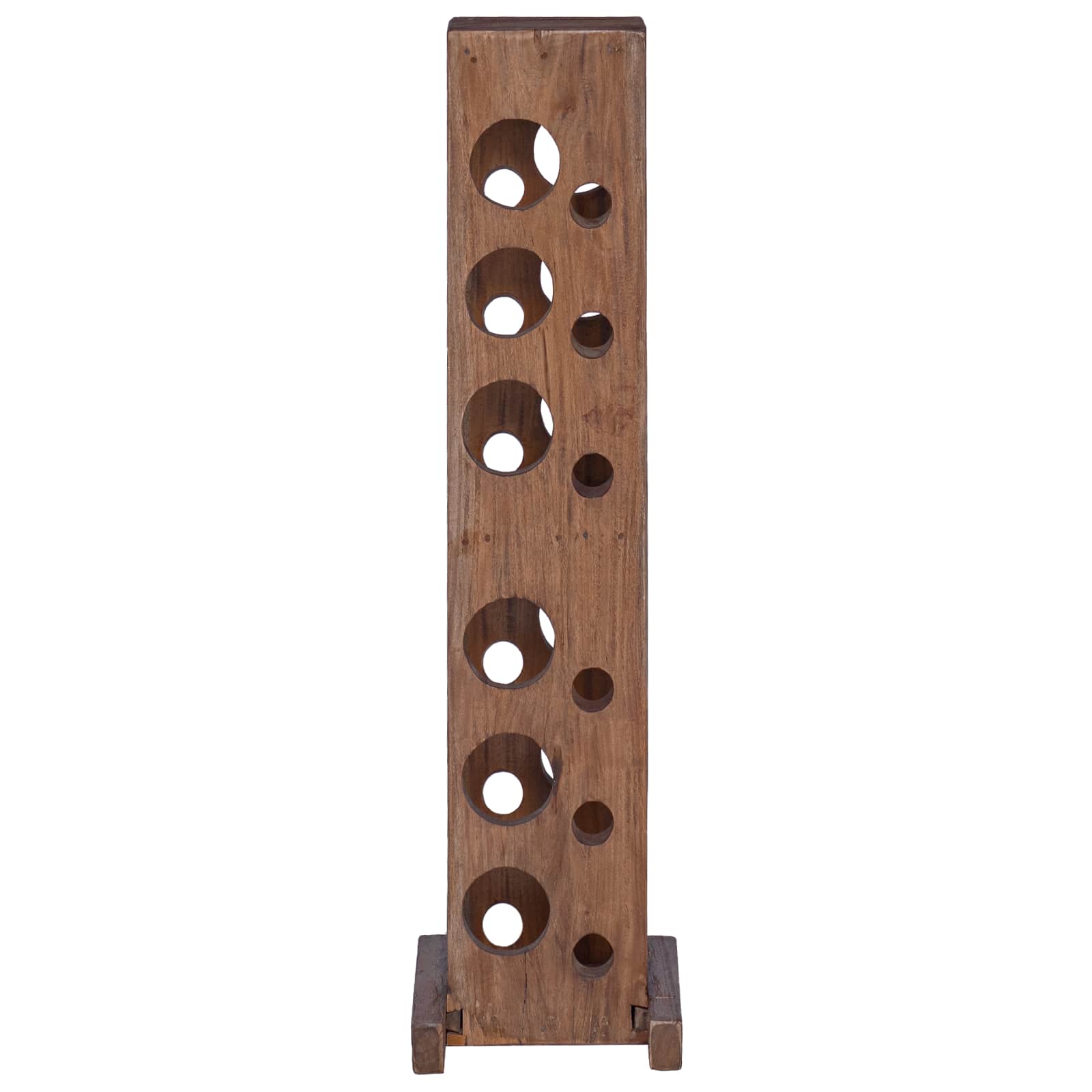 Coat Rack Brown 20 x 25 x 100 cm Solid Mahogany Wood
