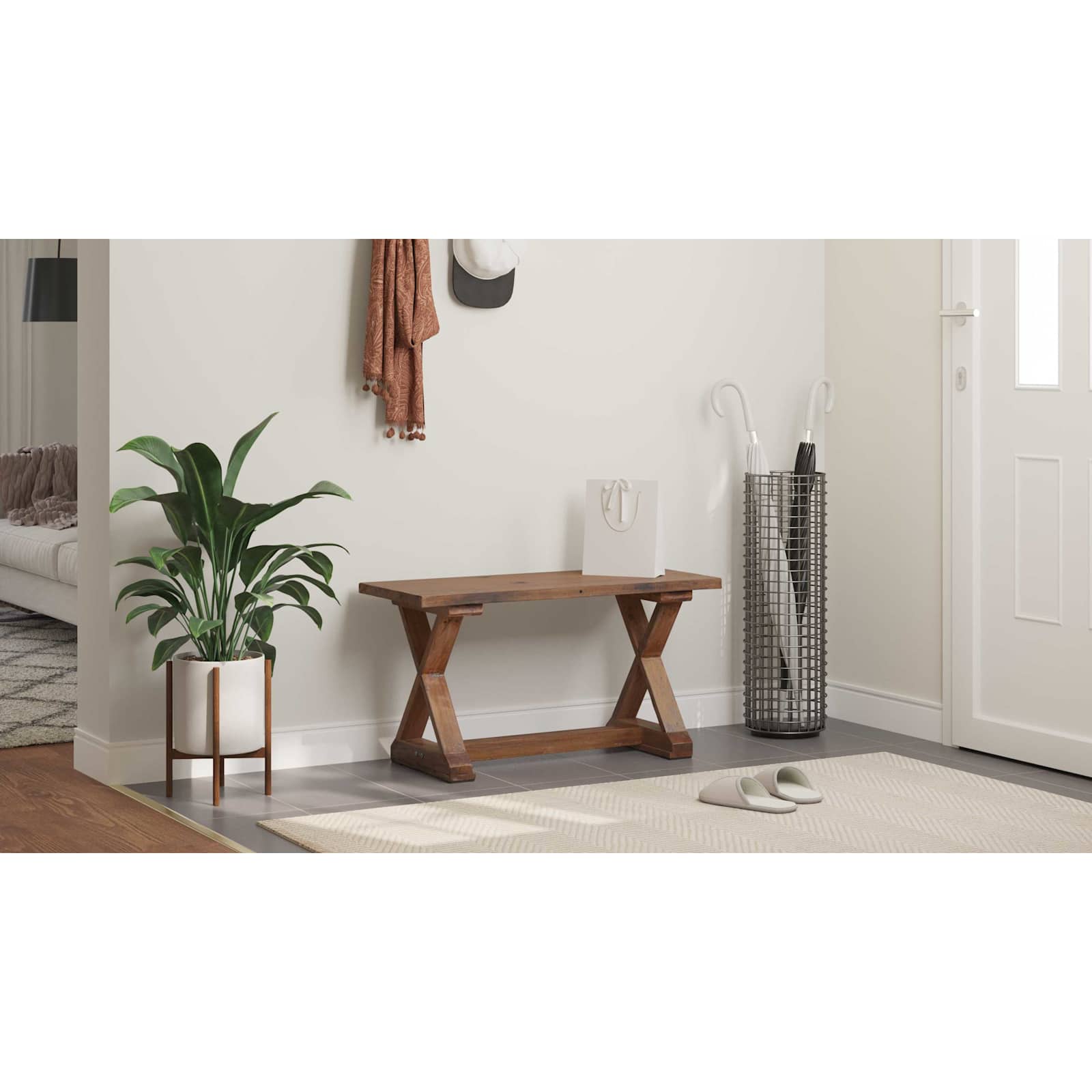 Sols Natural 85 x 35 x 45 cm Pārstrādāta masīvkoksne