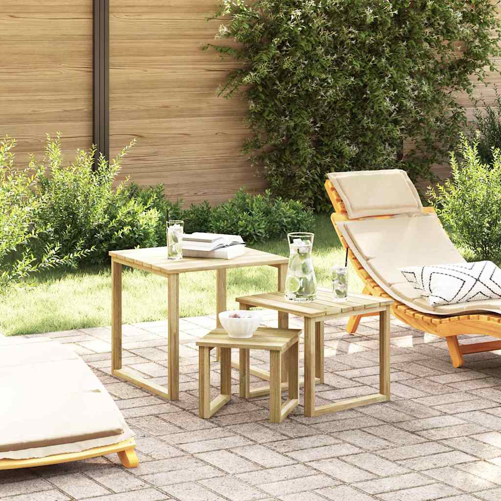 staliuku 3 pcs Natūrali Impregnuota pušies mediena