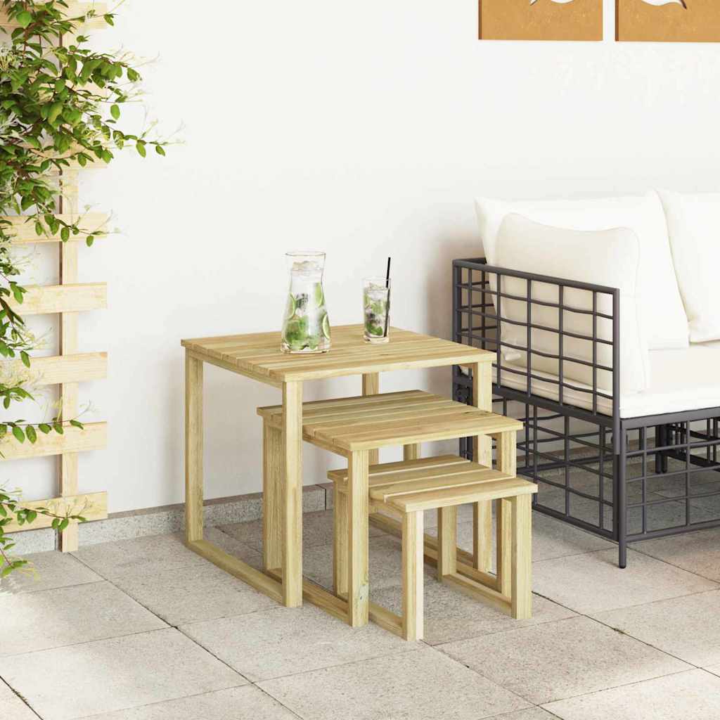staliuku 3 pcs Natūrali Impregnuota pušies mediena