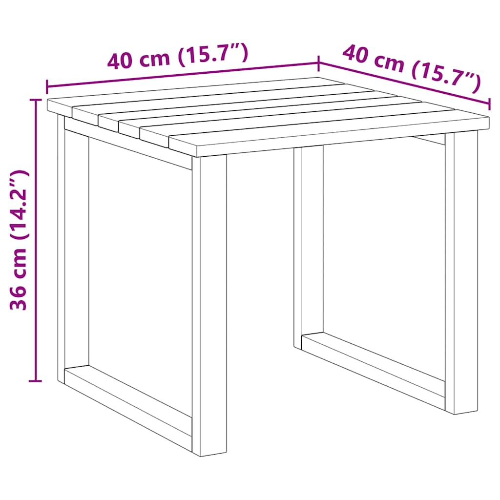 Gulimosios lovos stalas Ruda 50.5 x 50 x 46 cm