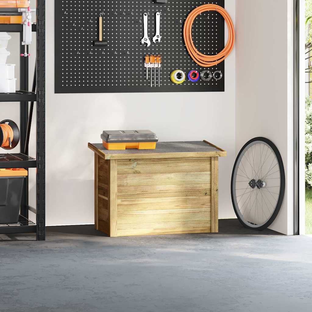 Storage Box with Storage Natural 80 x 44.5 x 57.5 cm