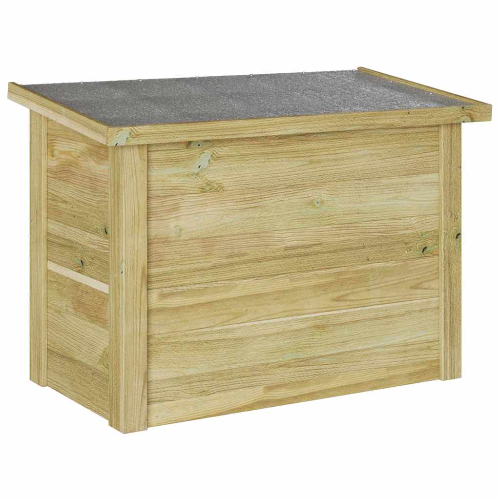 Storage Box with Storage Natural 80 x 44.5 x 57.5 cm