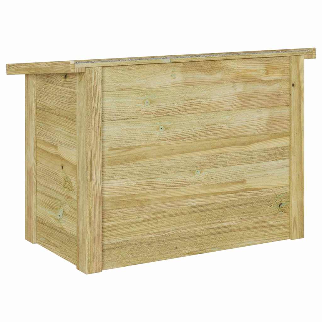 Storage Box with Storage Natural 80 x 44.5 x 57.5 cm