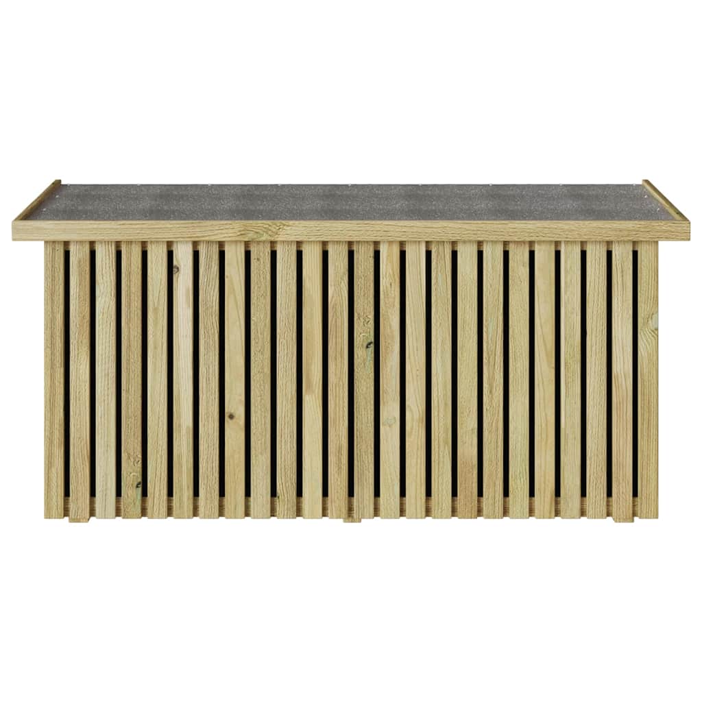 Sodo saugojimo dėžė su saugykla Natūrali 119 x 44 x 58,5 cm