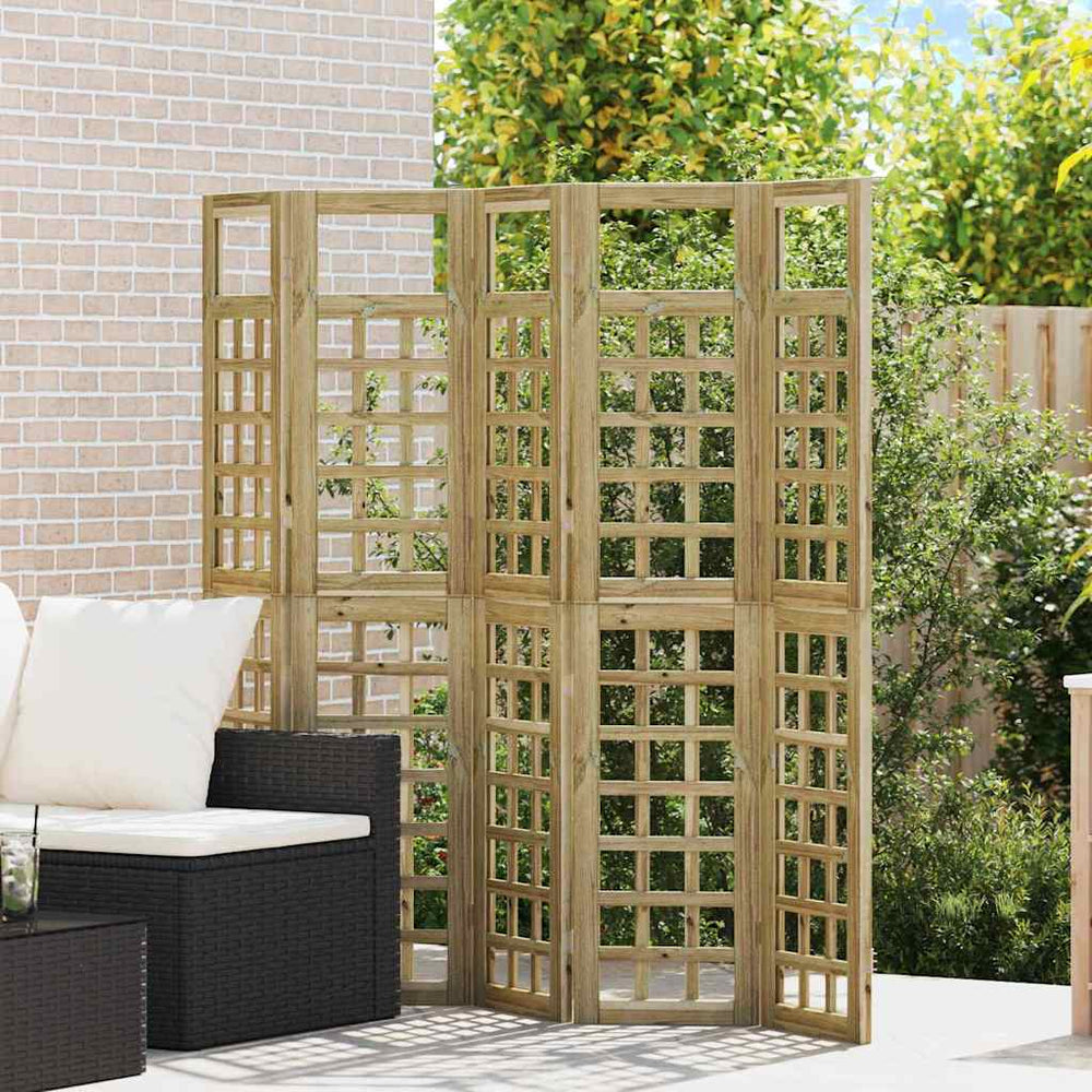 Išorinė privatumo užtvara 5 pcs Ruda 200 x 180 cm