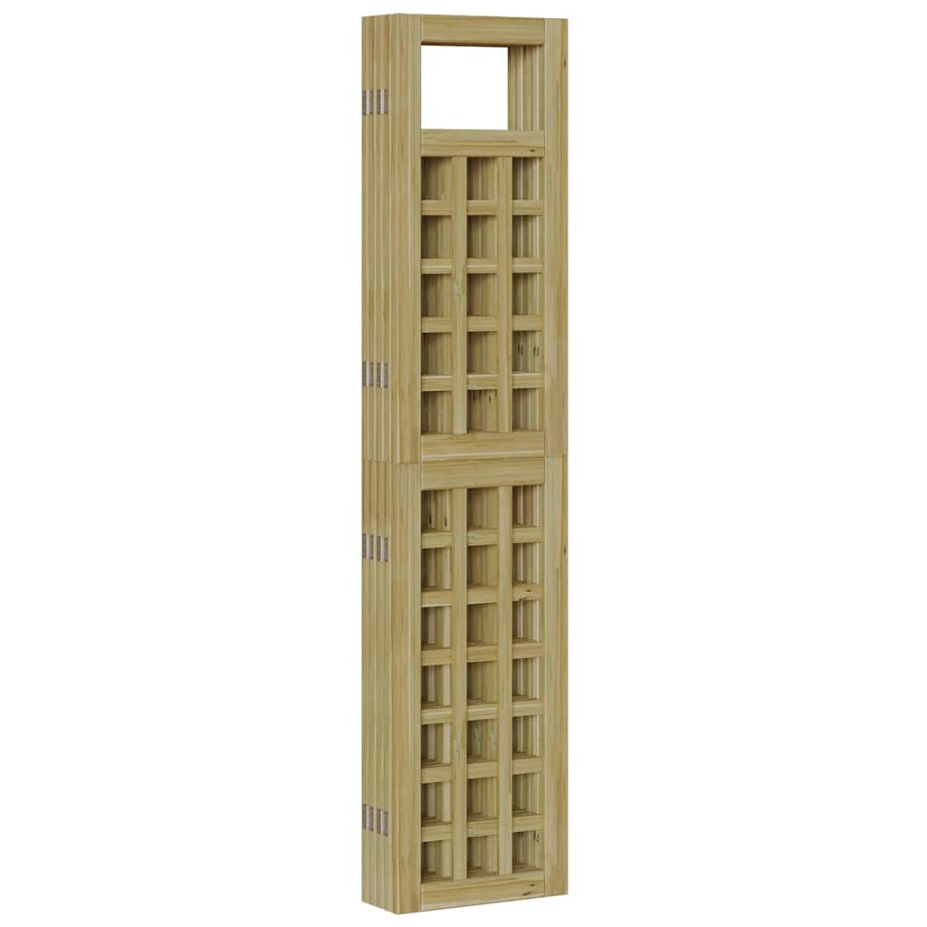 Išorinė privatumo užtvara 5 pcs Ruda 200 x 180 cm
