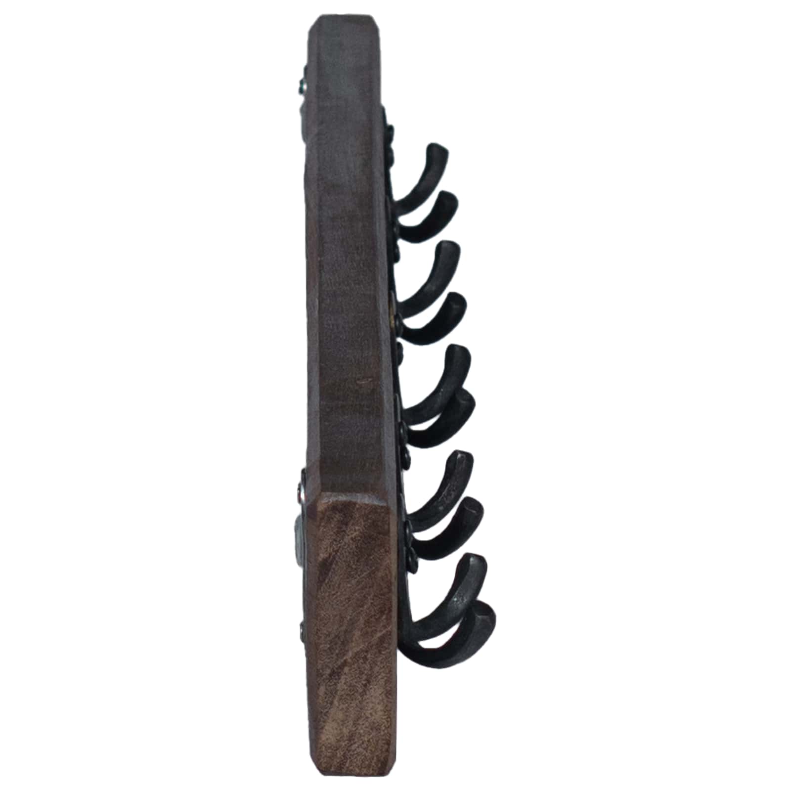 Coat Rack Brown 60 x 7 x 8 cm Solid Reclaimed Wood