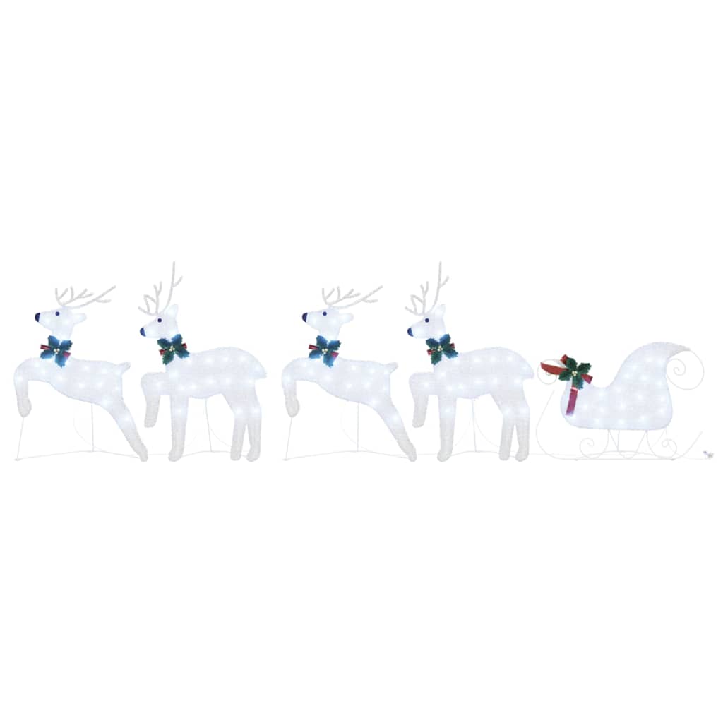 LED elniai 5 pcs Sidabro audinys