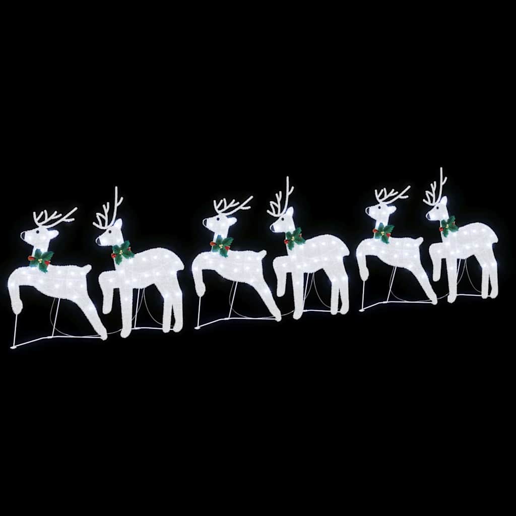 LED elniai 6 pcs Sidabro audinys