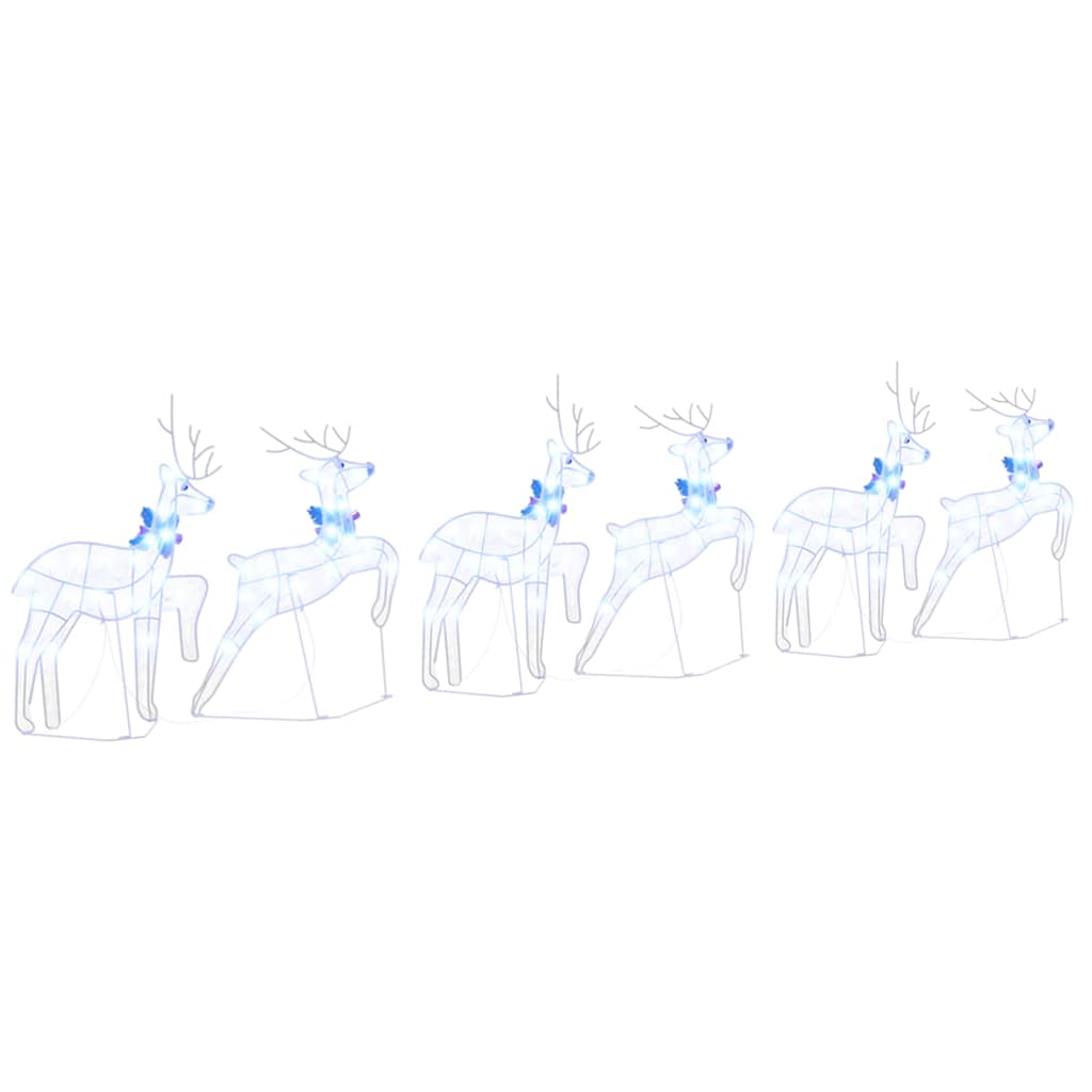 LED elniai 6 pcs Balta audinys