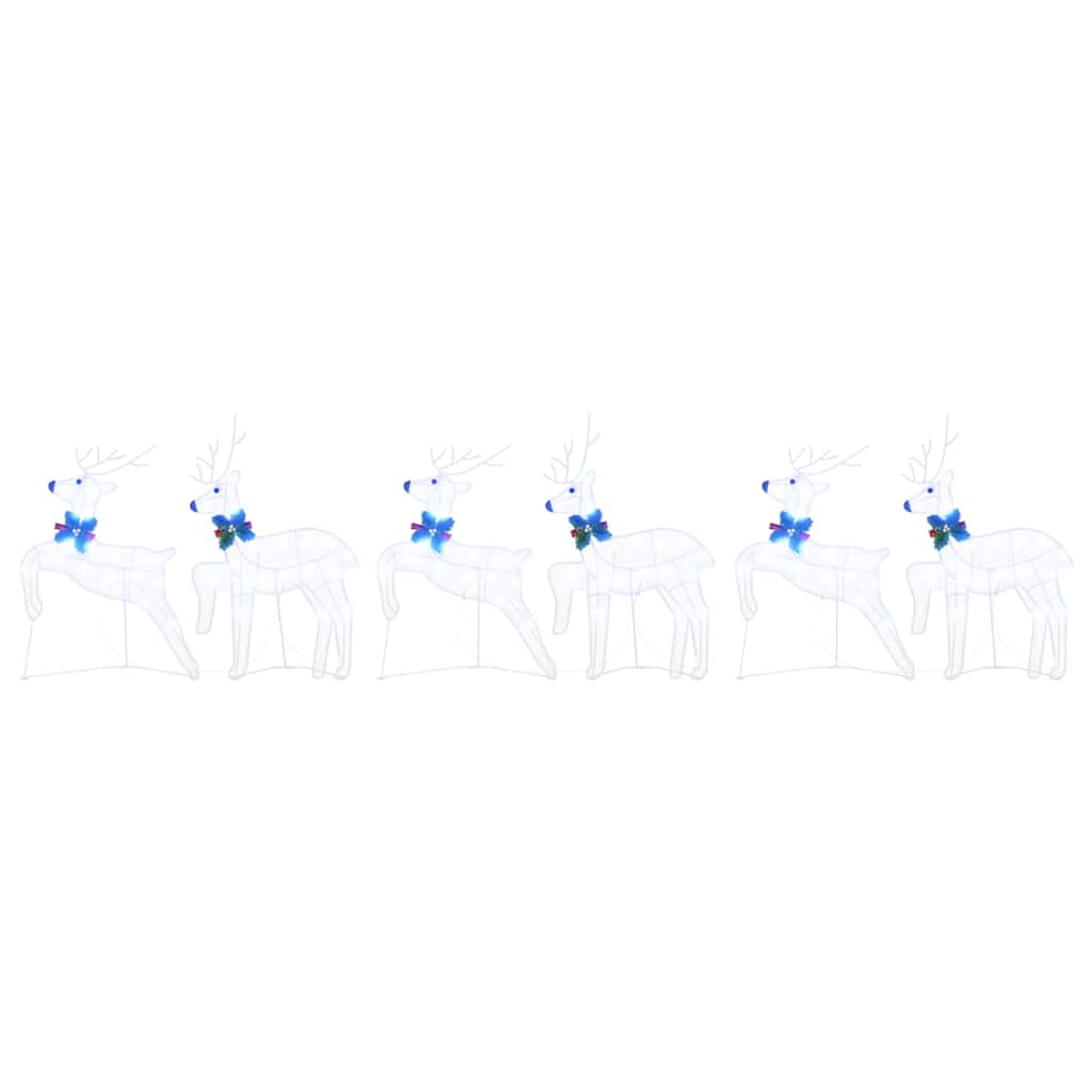 LED elniai 6 pcs Balta audinys
