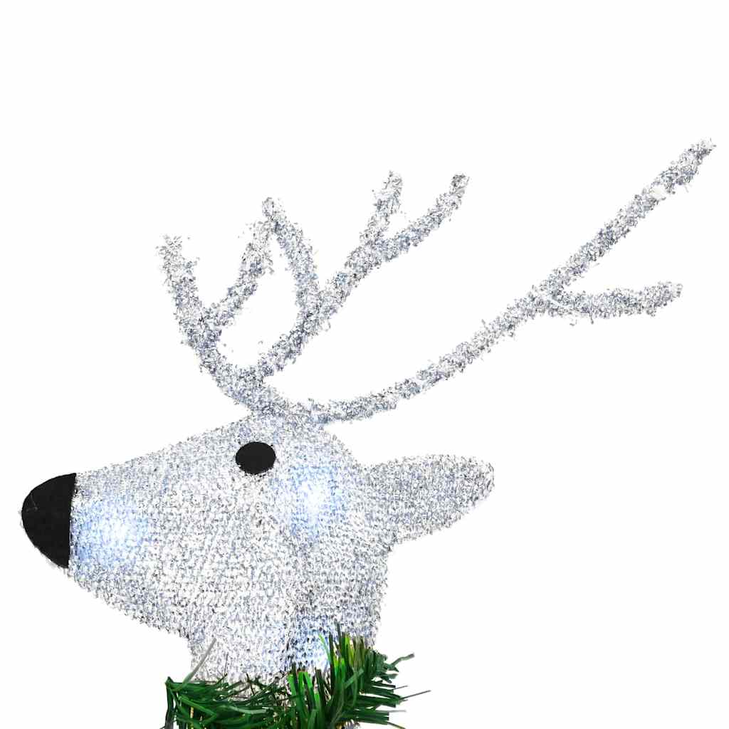 LED elniai 3 vnt. Šaltas baltas 43 x 18 x 66 cm audinys