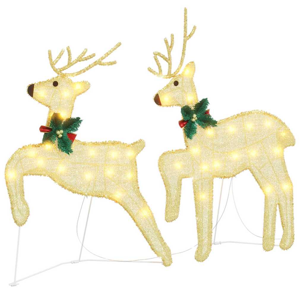 LED elniai 2 pcs Šilta balta audinys