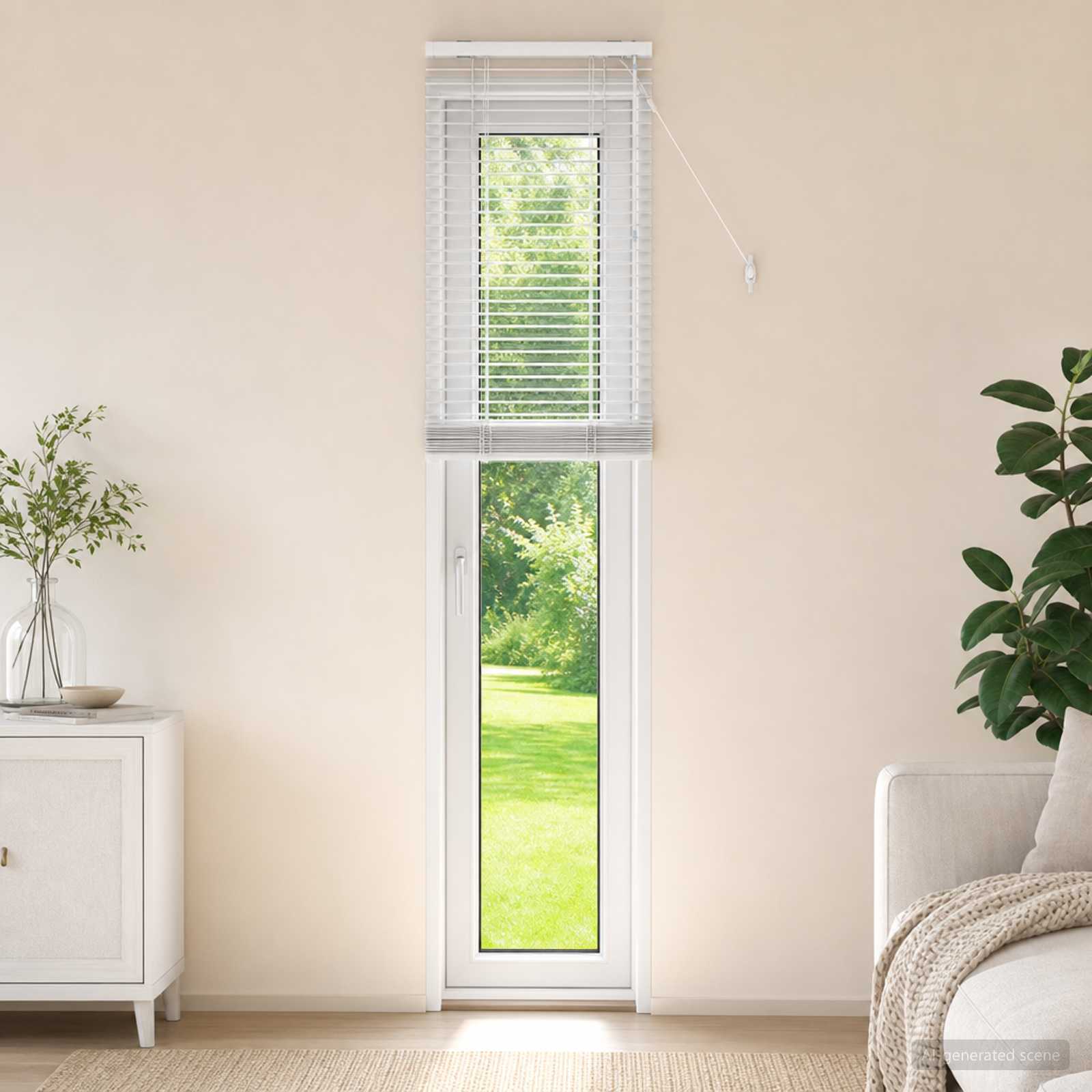 Venecijos žaliuzės Balta 50 x 250 cm 35 mm