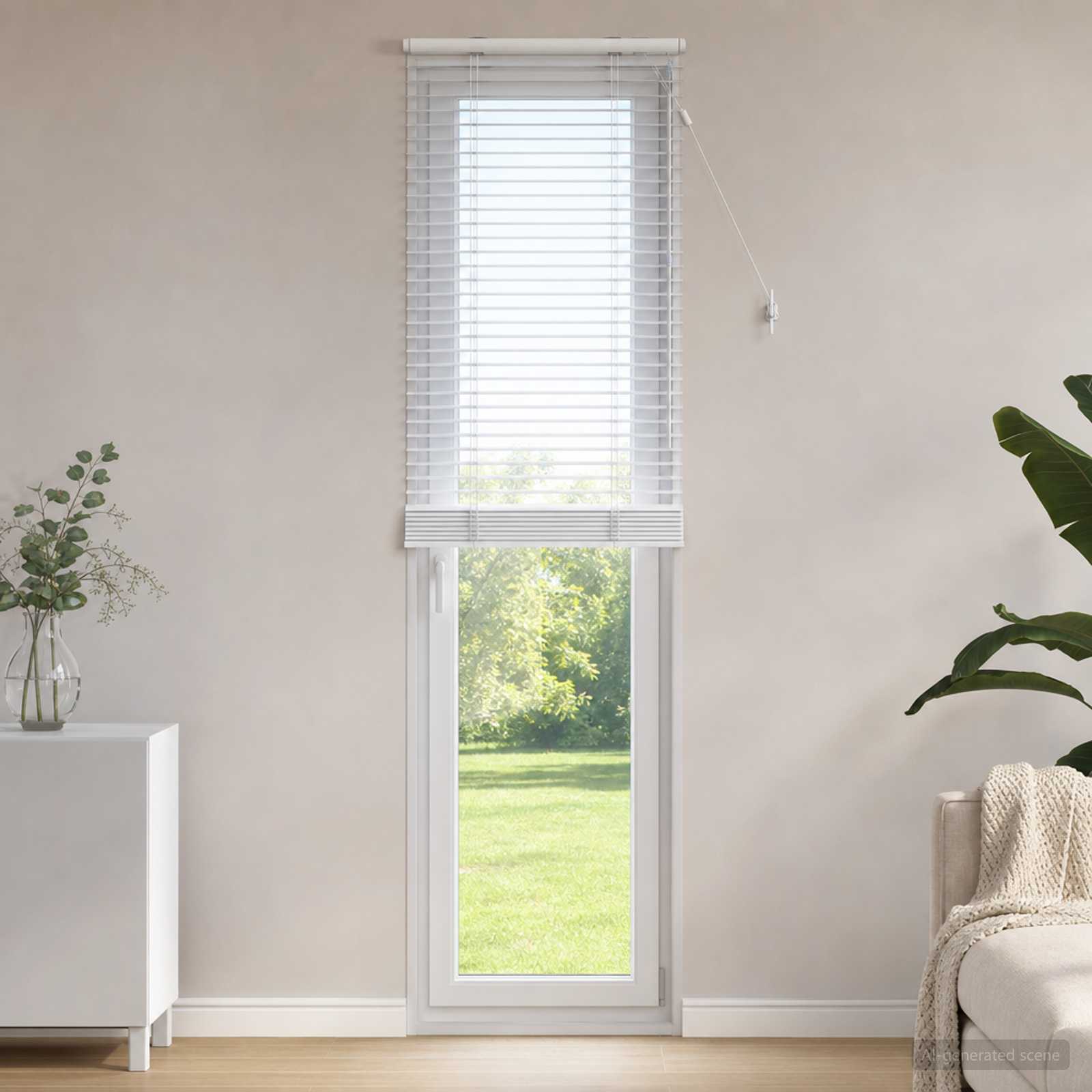 Venecijos žaliuzės Balta 60 x 250 cm 35 mm