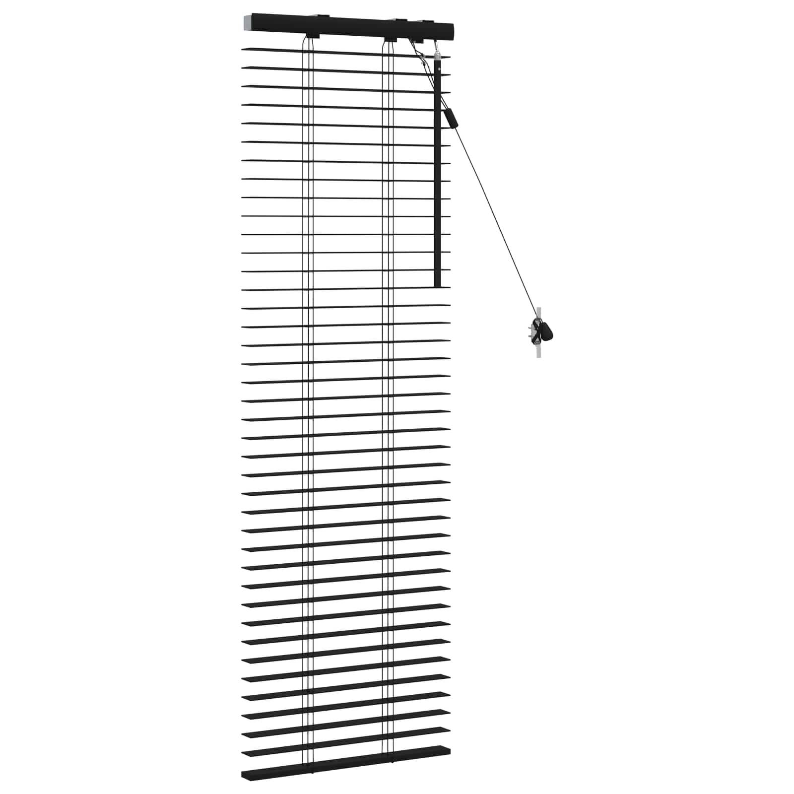 Venecijos žaliuzės Juoda 45 x 130 cm 35 mm