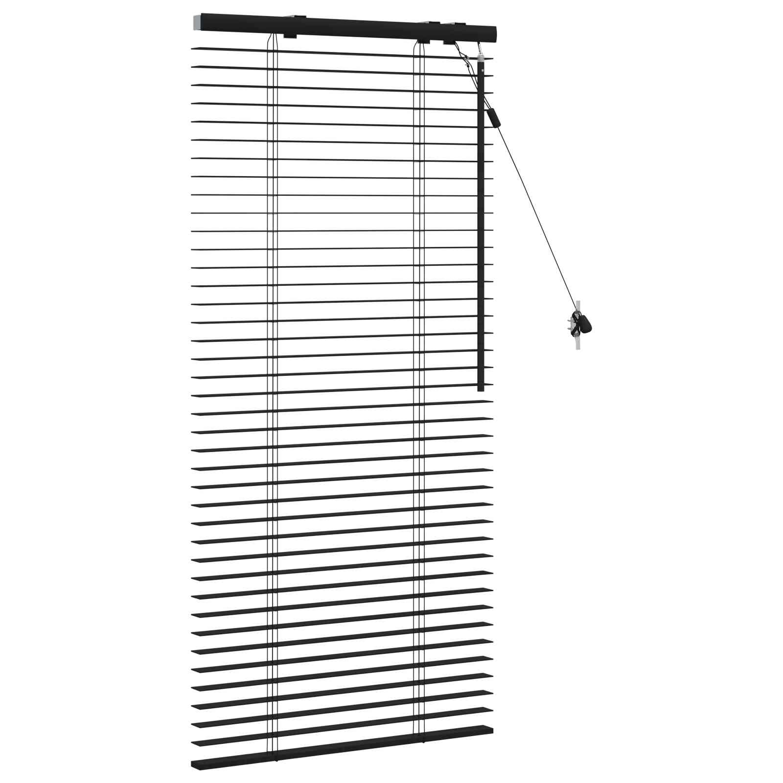 Venecijos žaliuzės Juoda 60 x 130 cm 35 mm