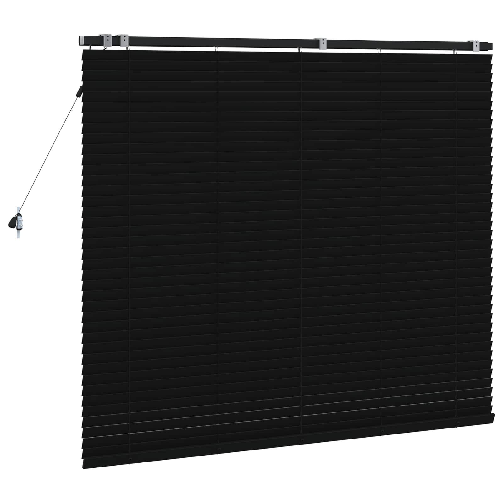 Venecijos žaliuzės Juoda 135 x 130 cm 35 mm