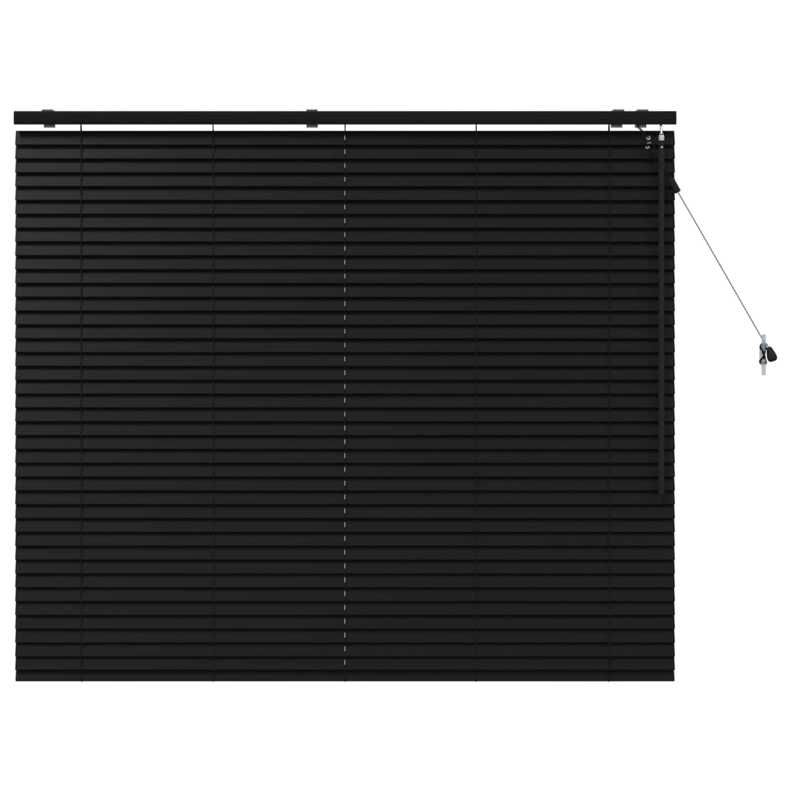 Venecijos žaliuzės Juoda 150 x 130 cm 35 mm