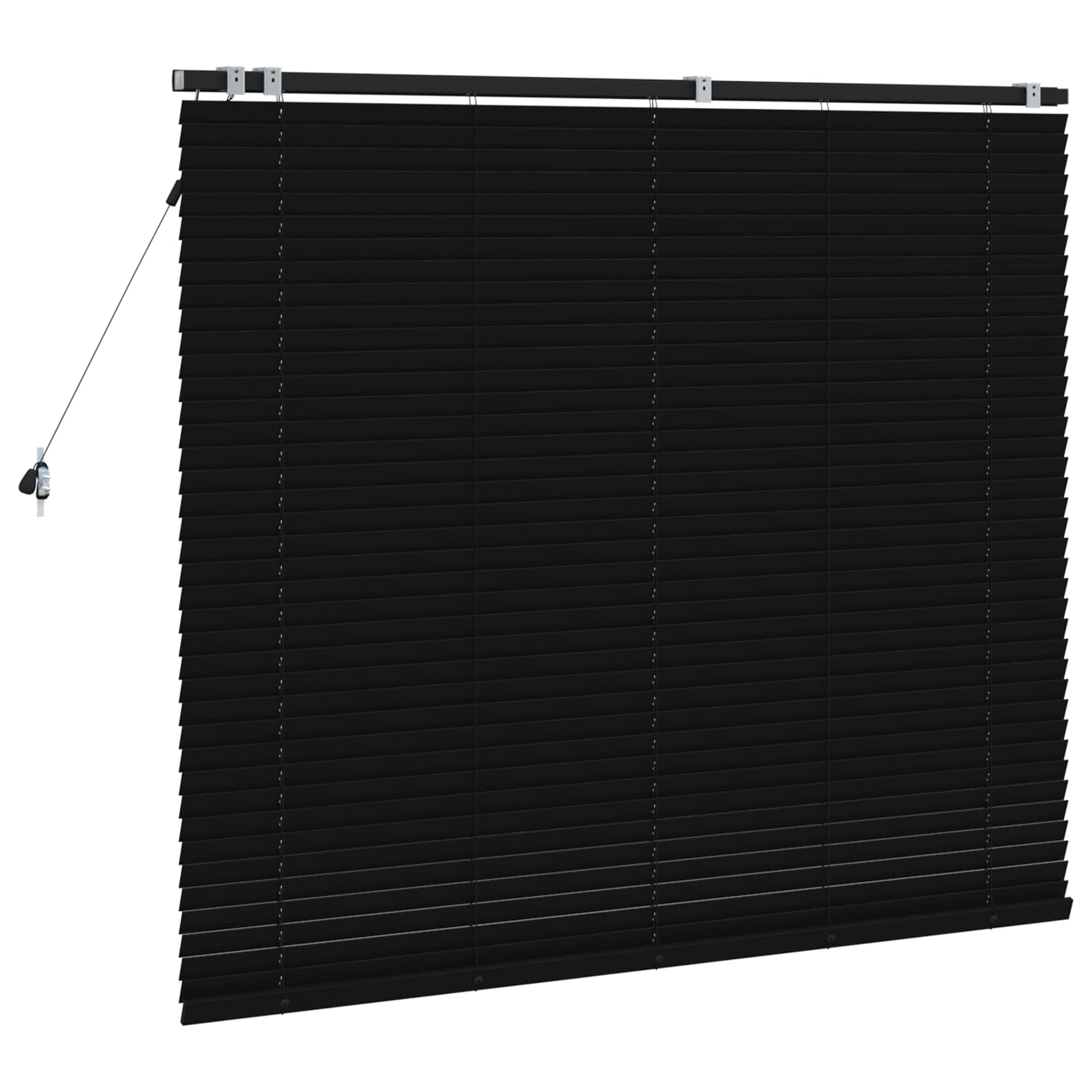 Venecijos žaliuzės Juoda 155 x 130 cm 35 mm