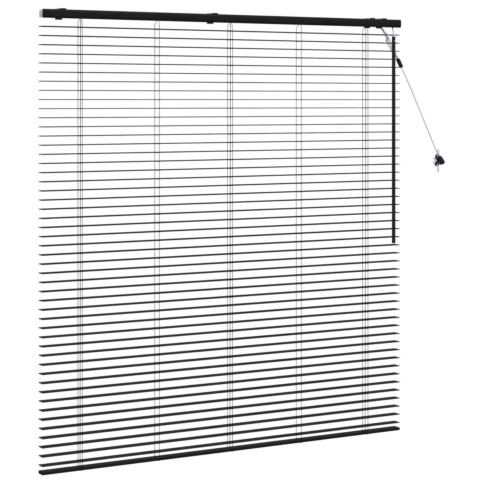 Venecijos žaliuzės Juoda 150 x 160 cm 35 mm