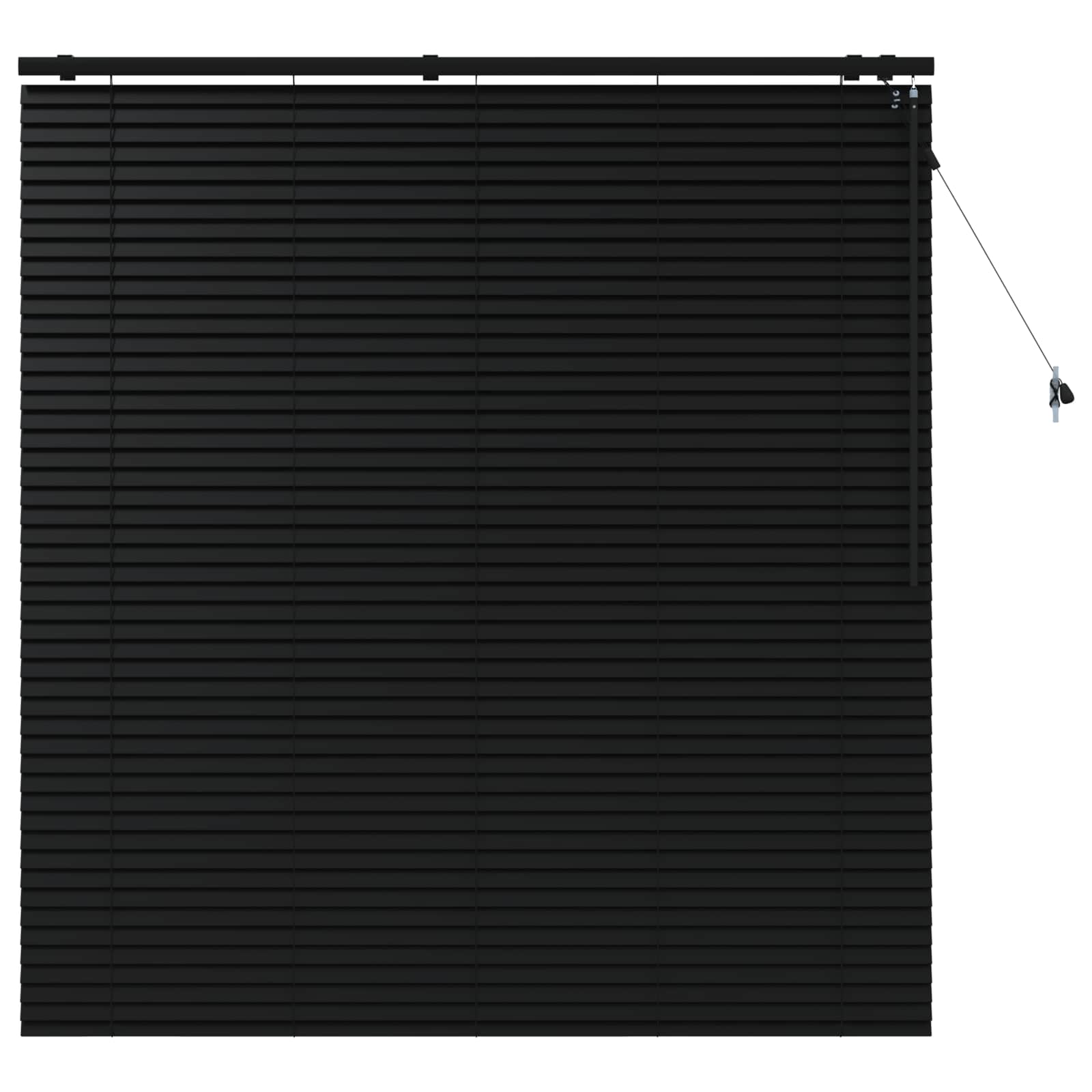 Venecijos žaliuzės Juoda 150 x 160 cm 35 mm