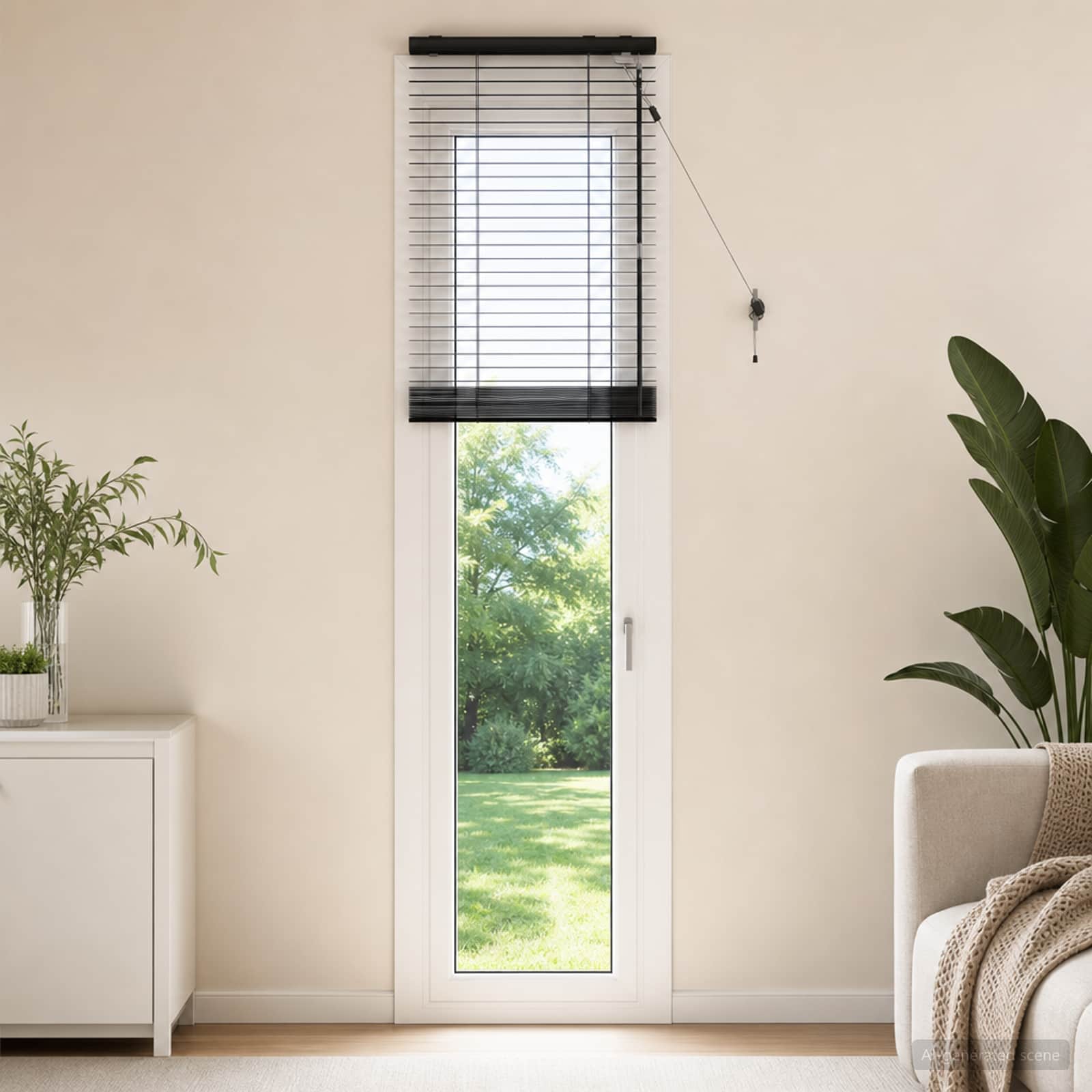 Venecijos žaliuzės Juoda 50 x 250 cm 35 mm