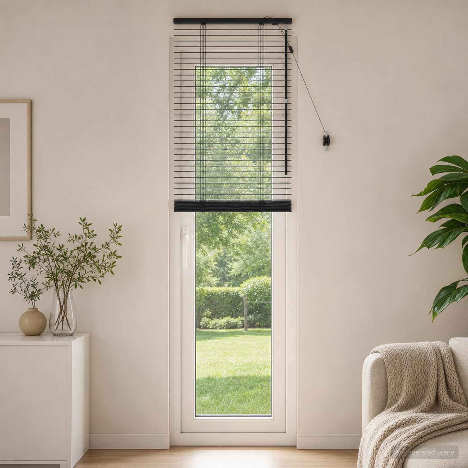Venecijos žaliuzės Juoda 65 x 250 cm 35 mm