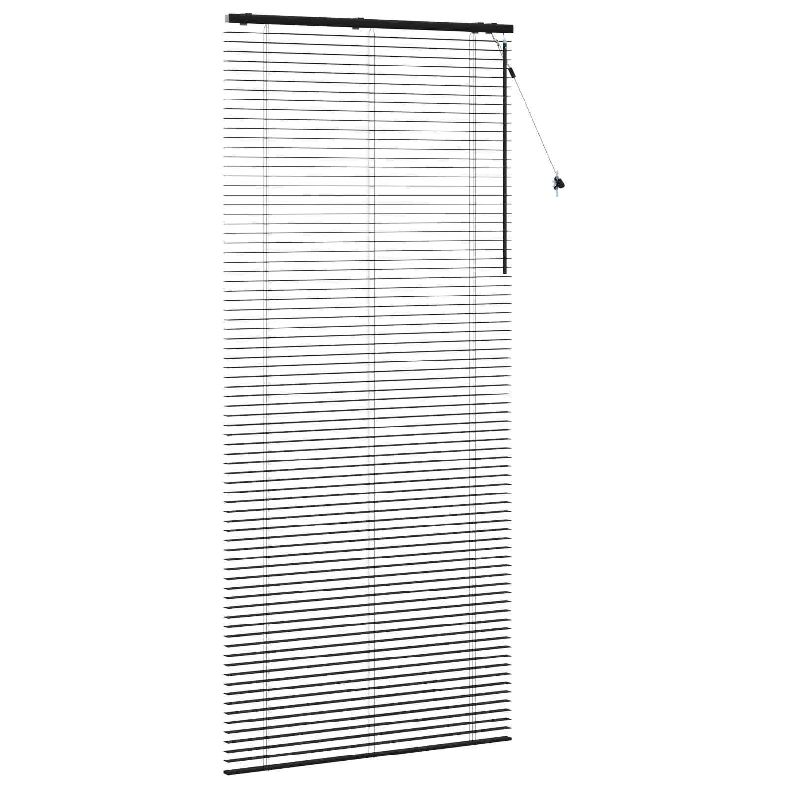 Venecijos žaliuzės Juoda 105 x 250 cm 35 mm