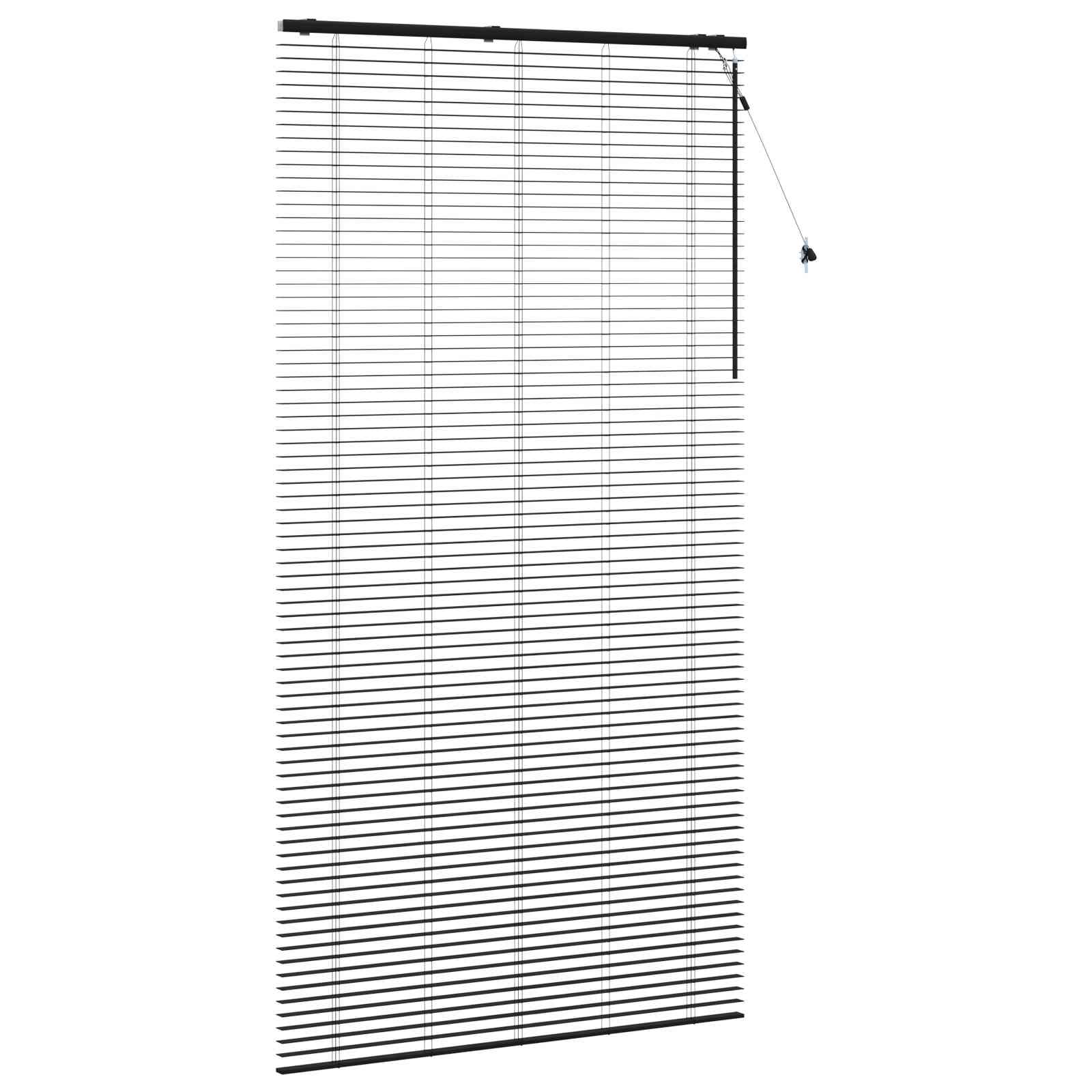 Venecijos žaliuzės Juoda 135 x 250 cm 35 mm