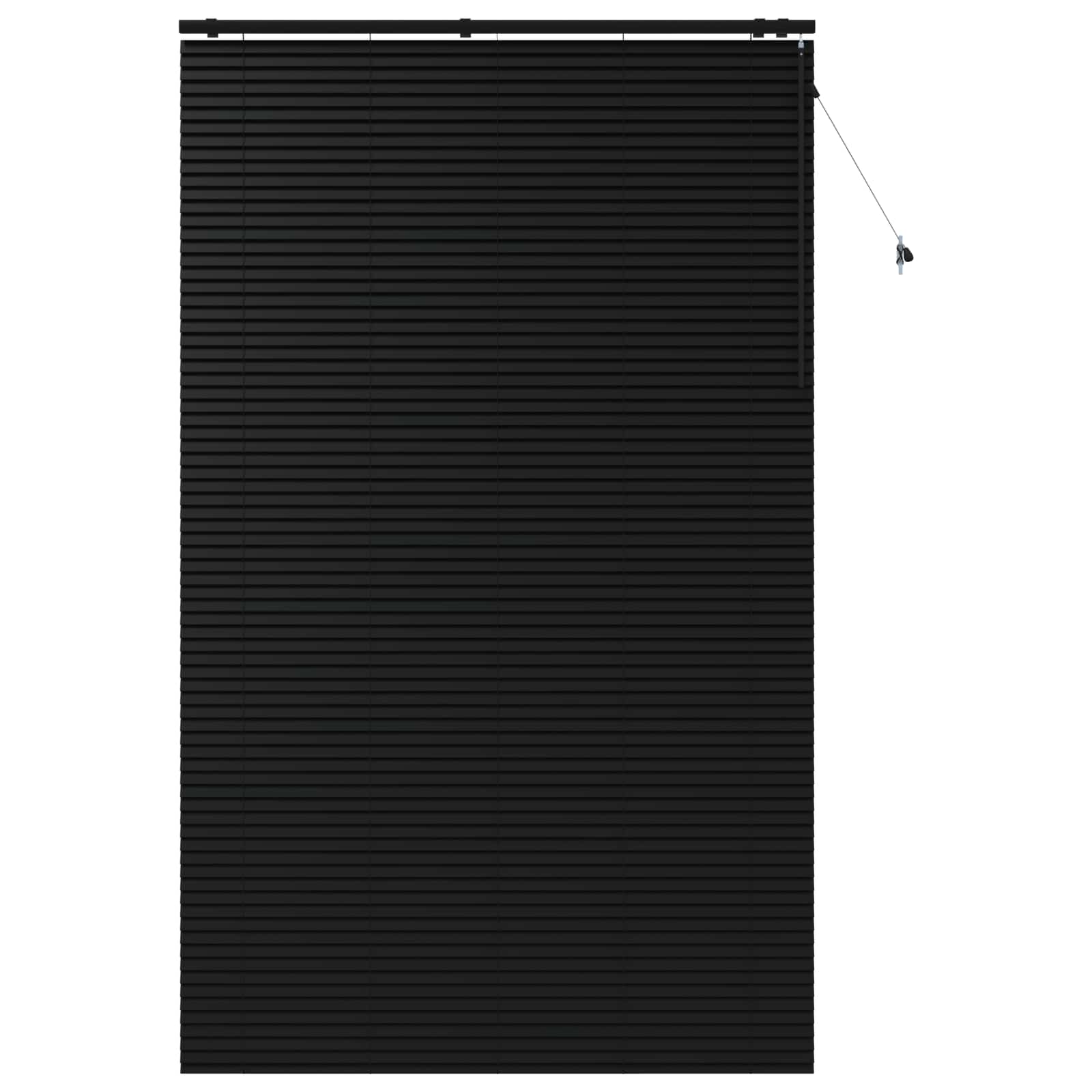 Venecijos žaliuzės Juoda 155 x 250 cm 35 mm
