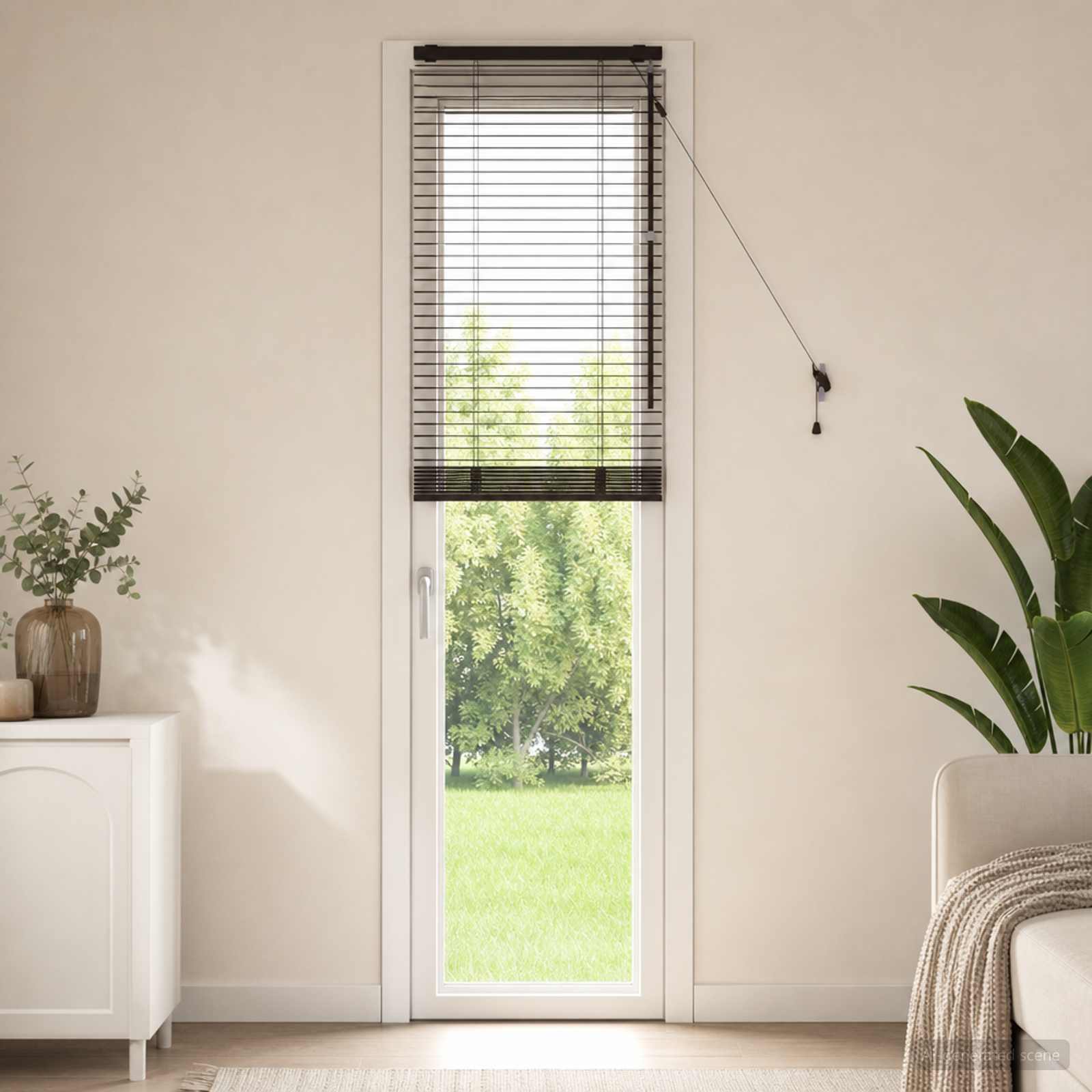 Venecijos žaliuzės Tamsiai rudas 40 x 250 cm 35 mm