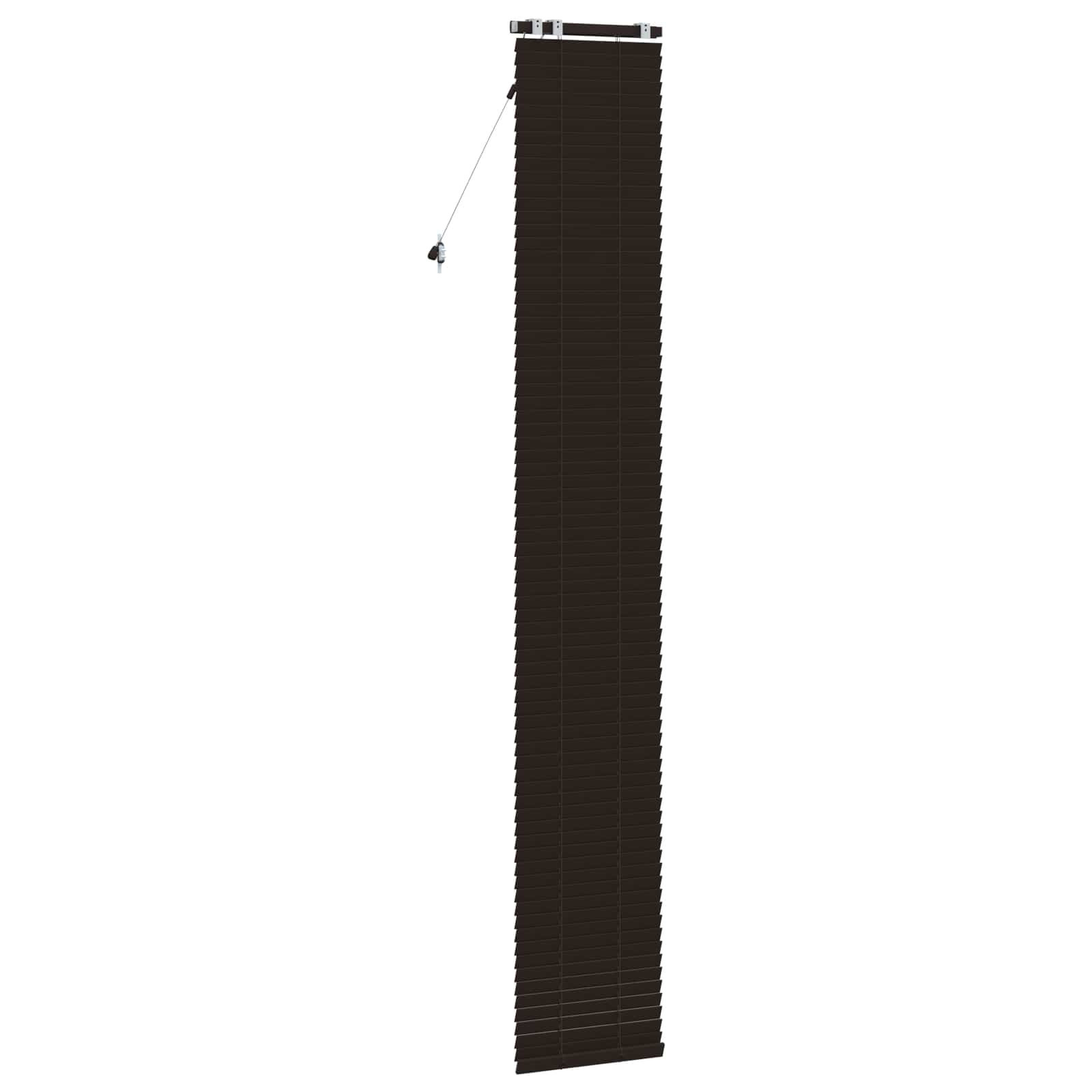 Venecijos žaliuzės Tamsiai rudas 45 x 250 cm 35 mm