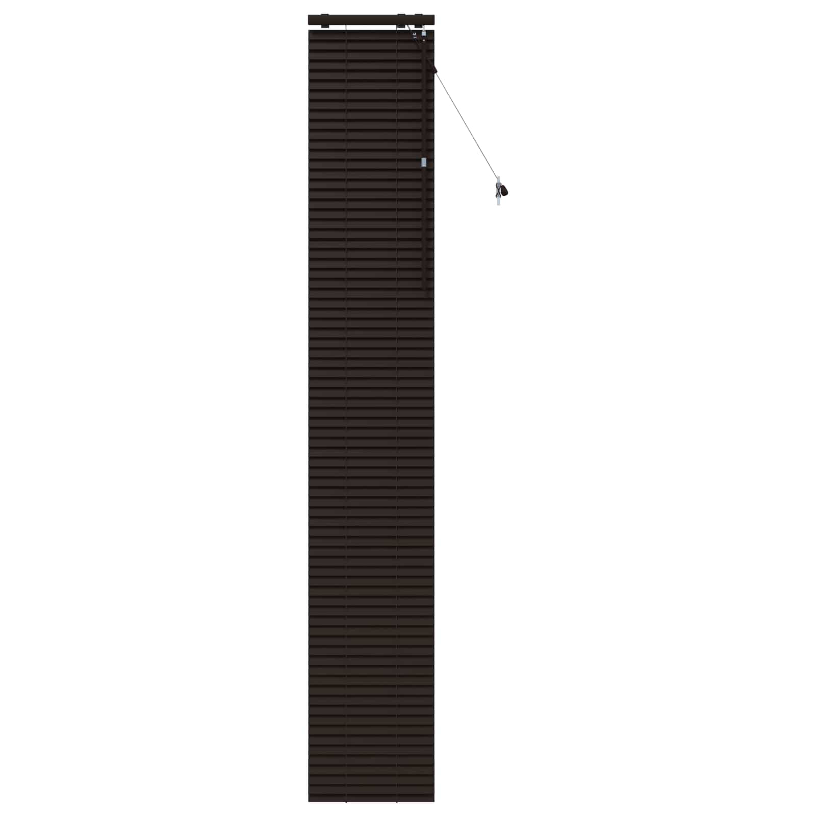 Venecijos žaliuzės Tamsiai rudas 50 x 250 cm 35 mm