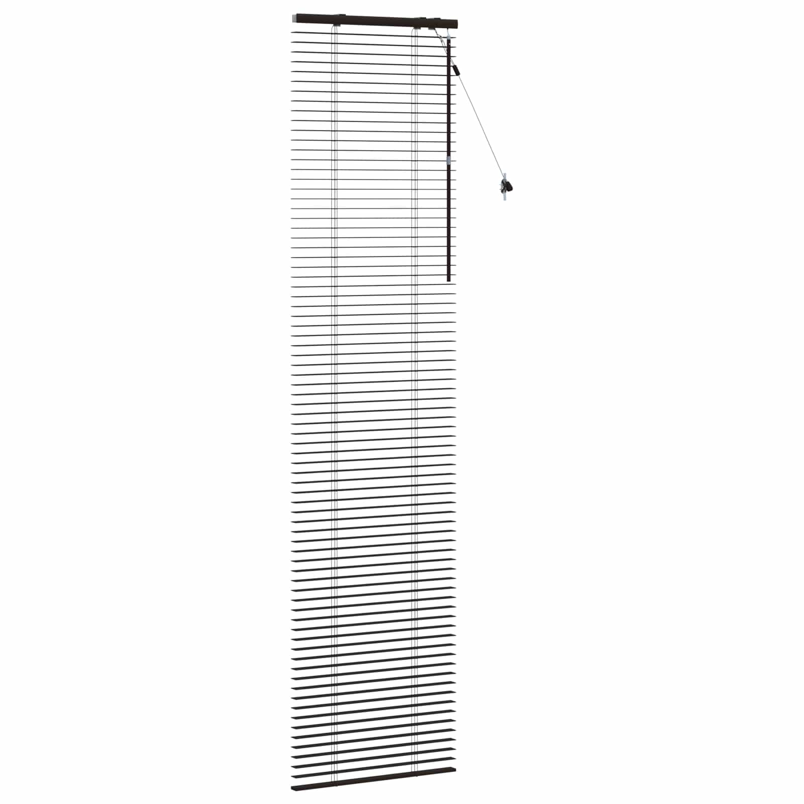 Venecijos žaliuzės Tamsiai rudas 55 x 250 cm 35 mm