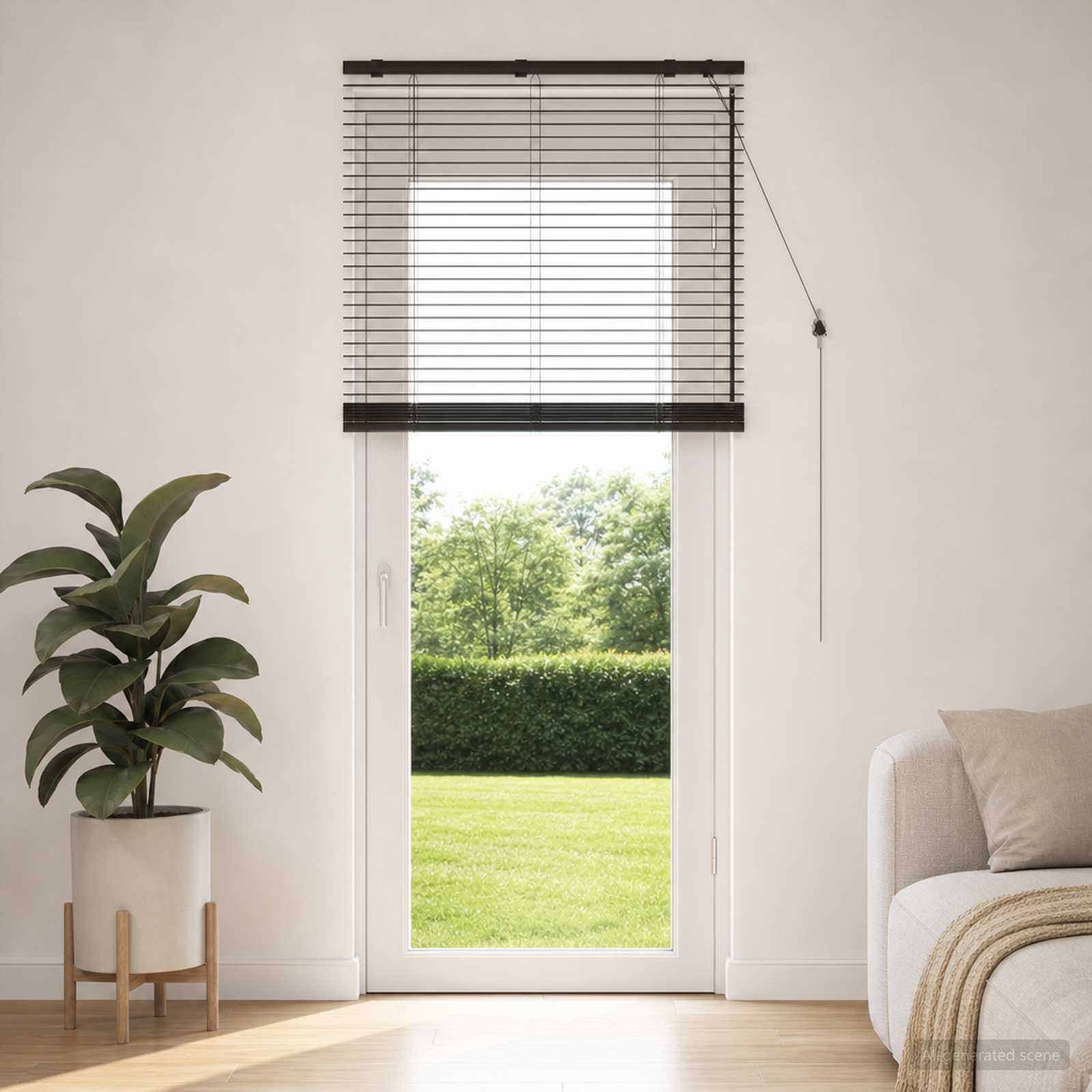 Venecijos žaliuzės Tamsiai rudas 70 x 250 cm 35 mm