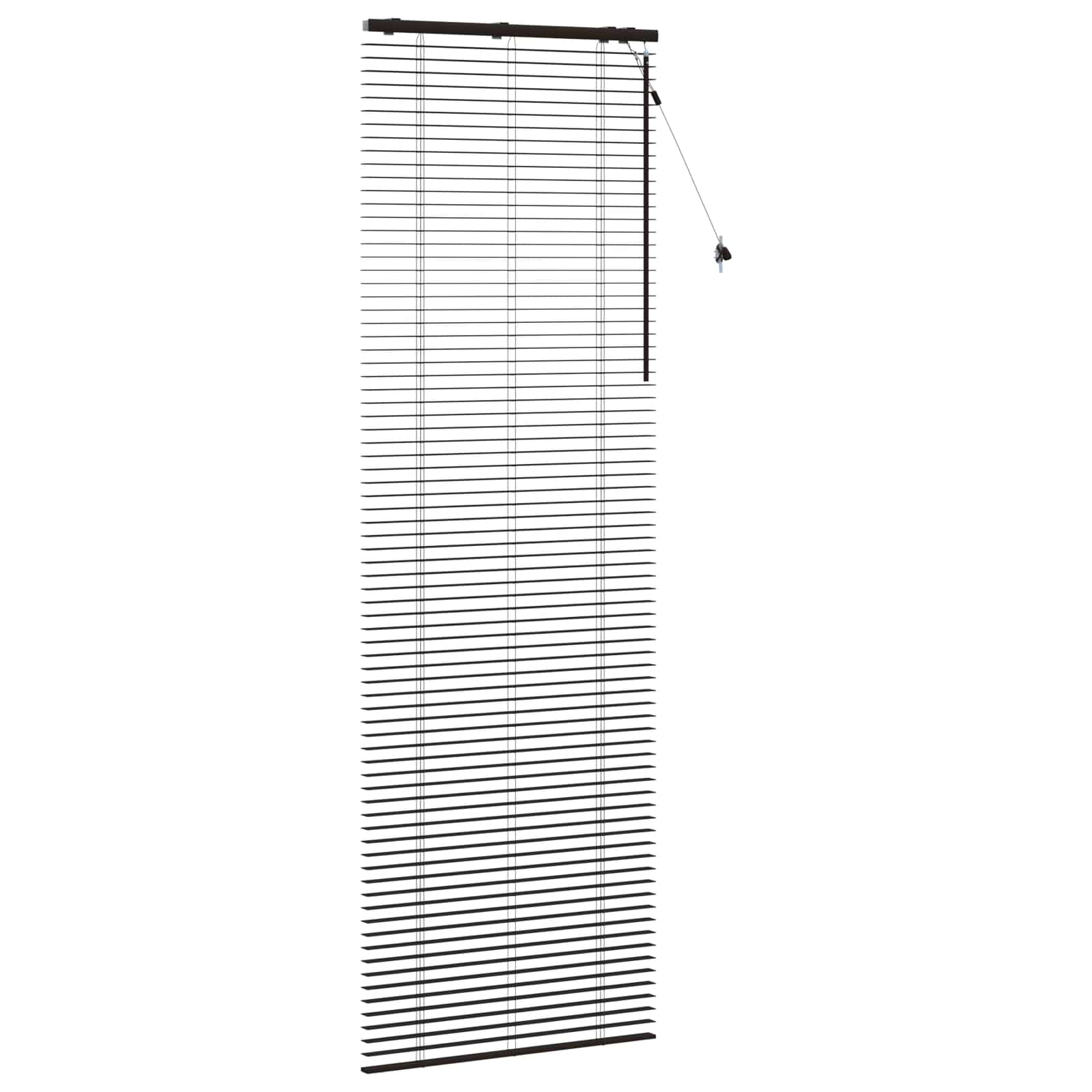Venecijos žaliuzės Tamsiai rudas 80 x 250 cm 35 mm