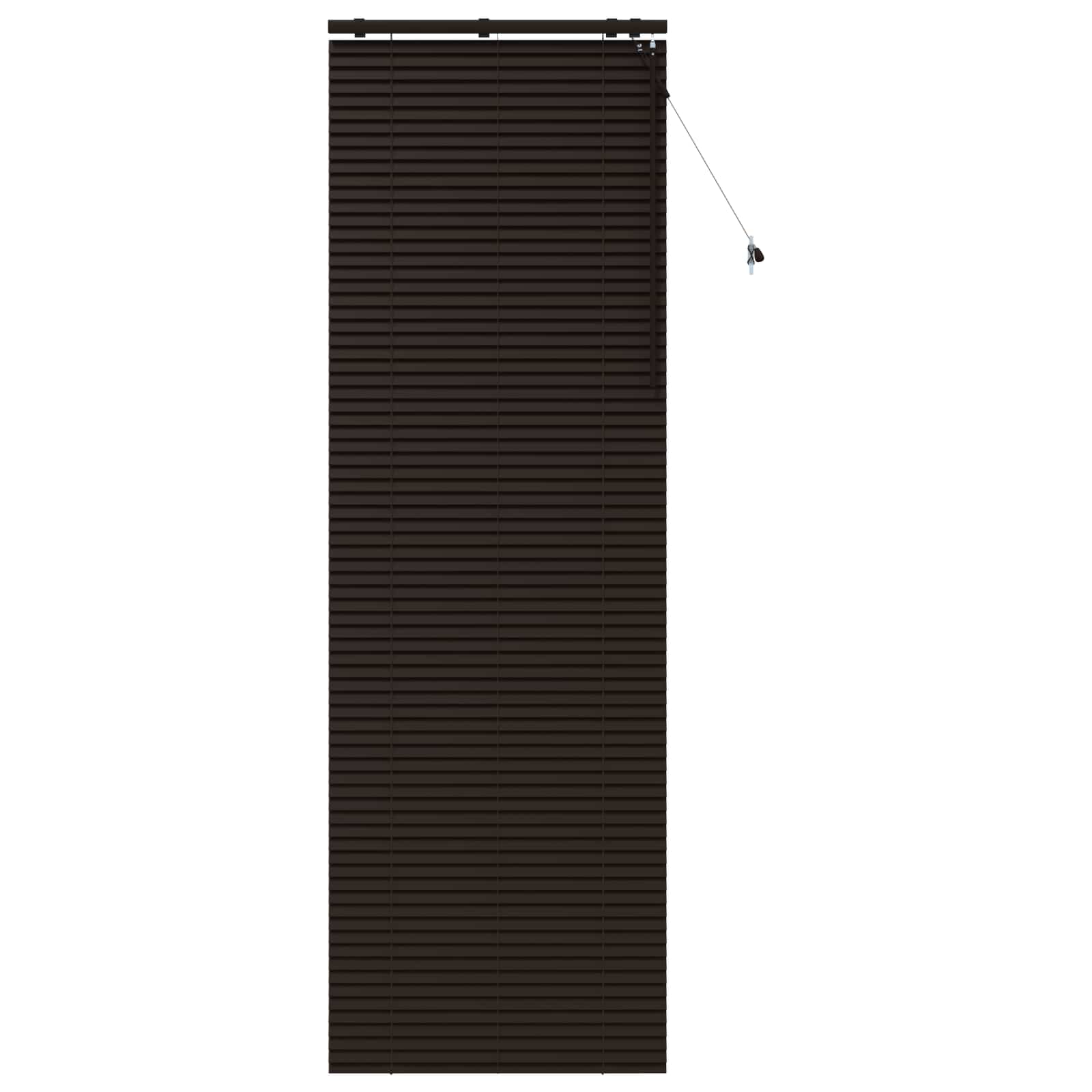 Venecijos žaliuzės Tamsiai rudas 80 x 250 cm 35 mm