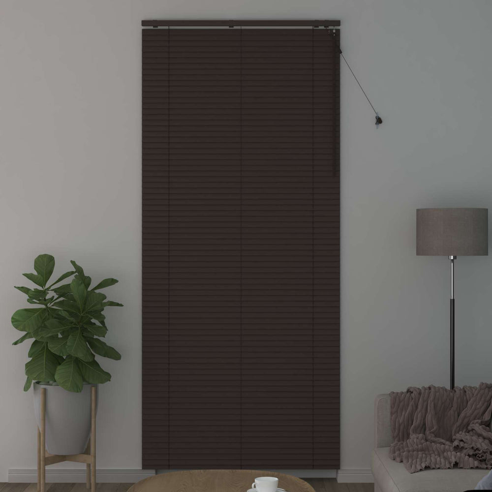 Venecijos žaliuzės Tamsiai rudas 110 x 250 cm 35 mm
