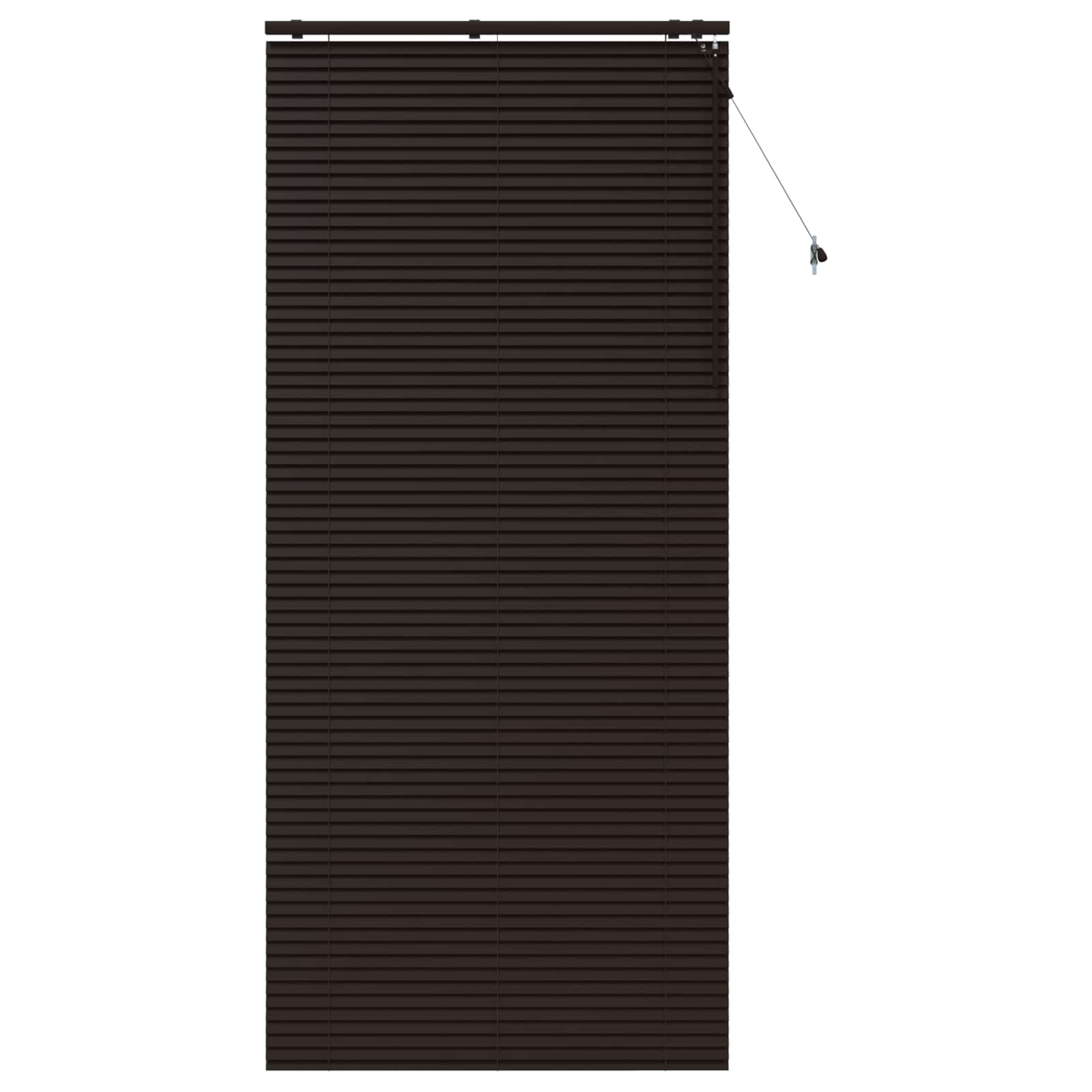 Venecijos žaliuzės Tamsiai rudas 120 x 250 cm 35 mm