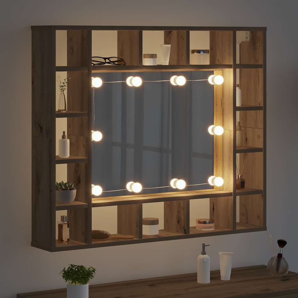 Mirror cabinet Artisan oak 91 x 15 x 76.5 cm