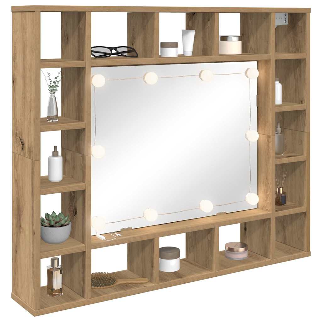Mirror cabinet Artisan oak 91 x 15 x 76.5 cm