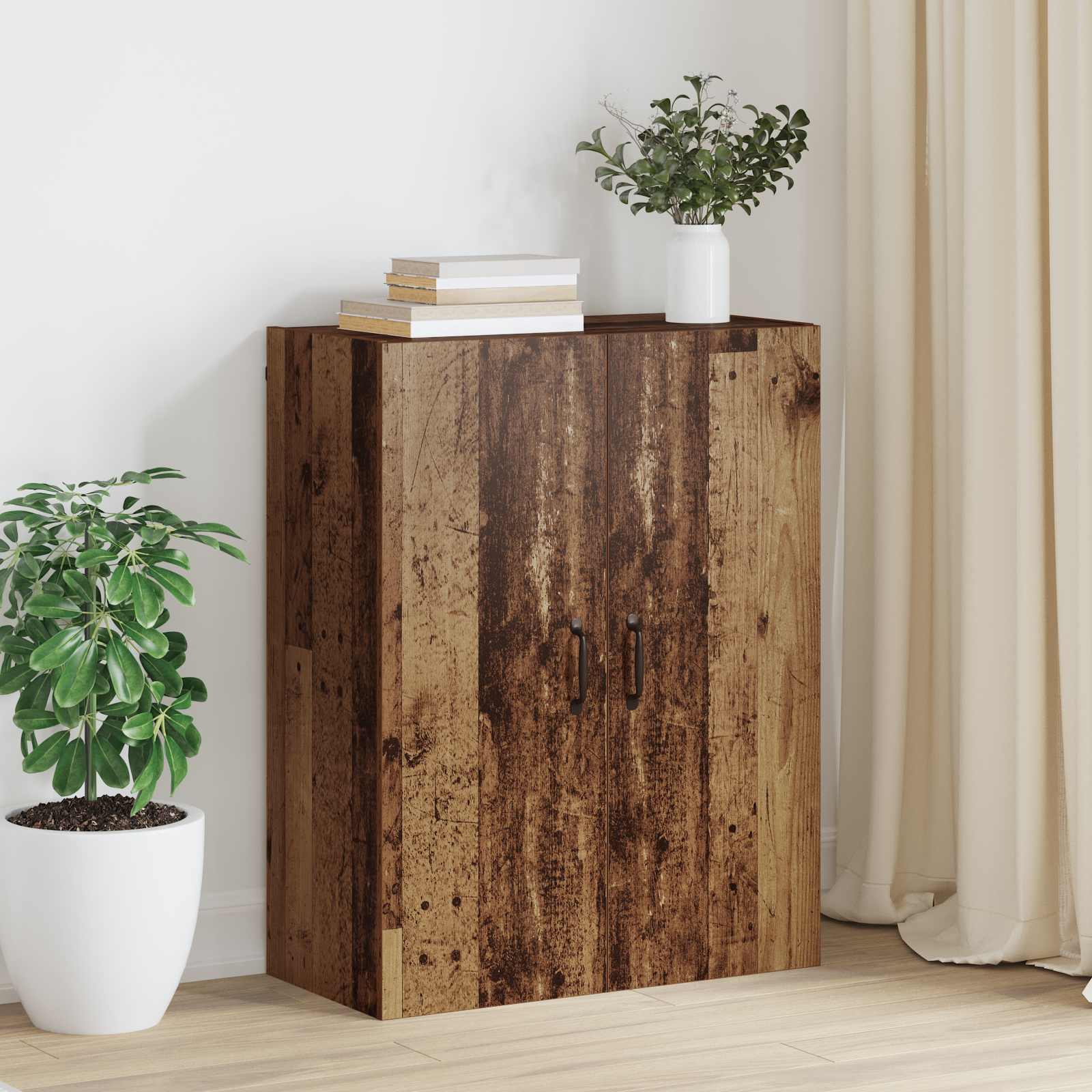 Storage Cabinet Old Wood 69.5 x 34 x 90 cm
