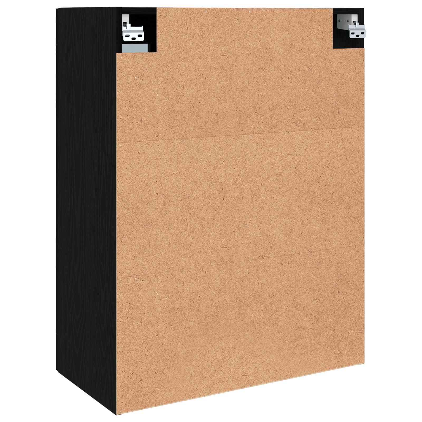 Kabantis sieninis kabinetas Juoda 69.5 x 34 x 90 cm